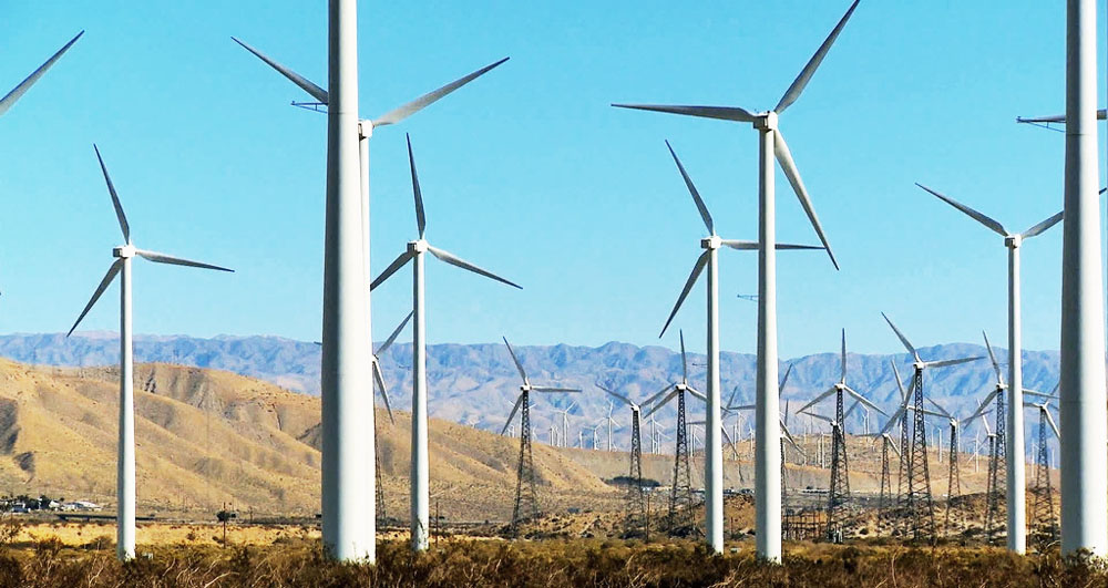 風力發(fā)電現(xiàn)場