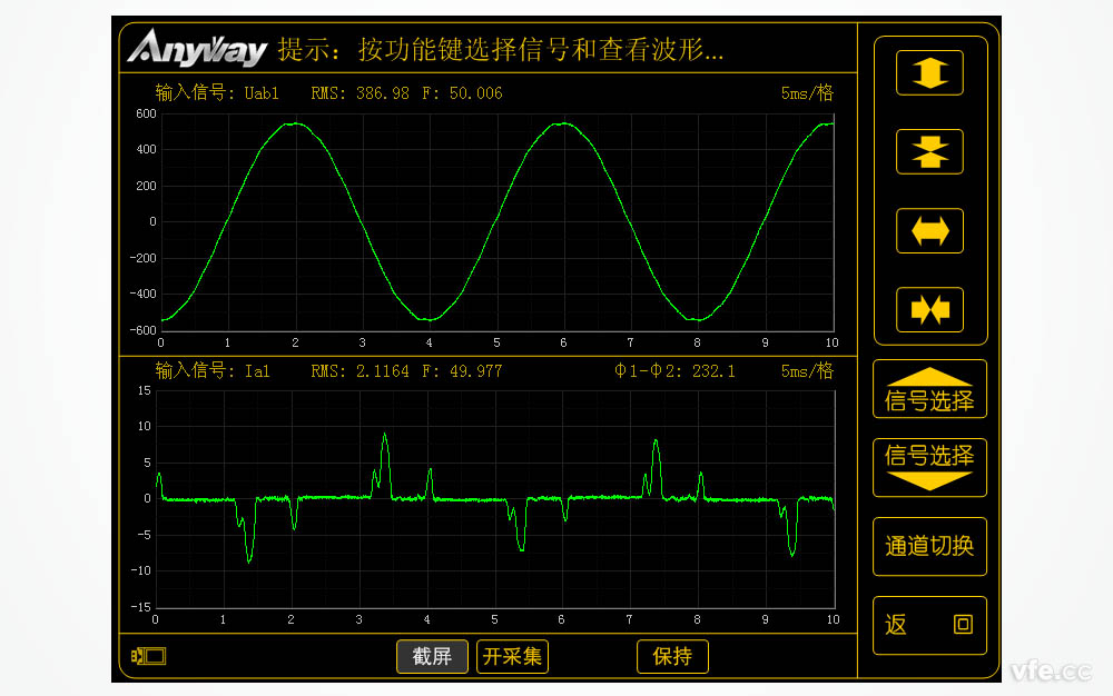低壓變頻器輸入電流、電壓