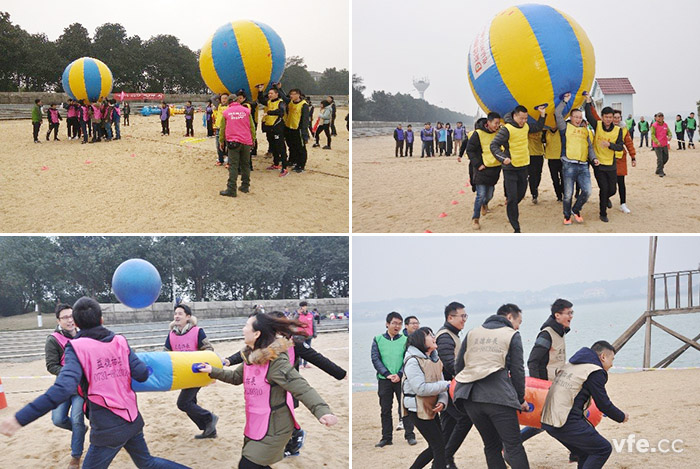 鴻運彩球、眾星捧月、瘋狂毛毛蟲和拔河比賽